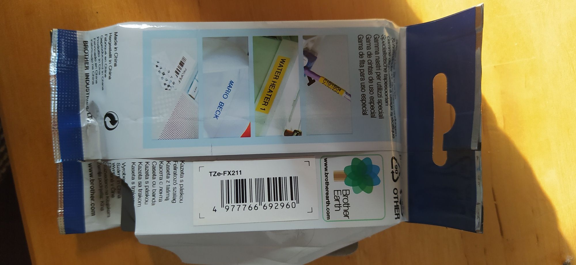 Brother TZe-FX211 taśma  2 szt