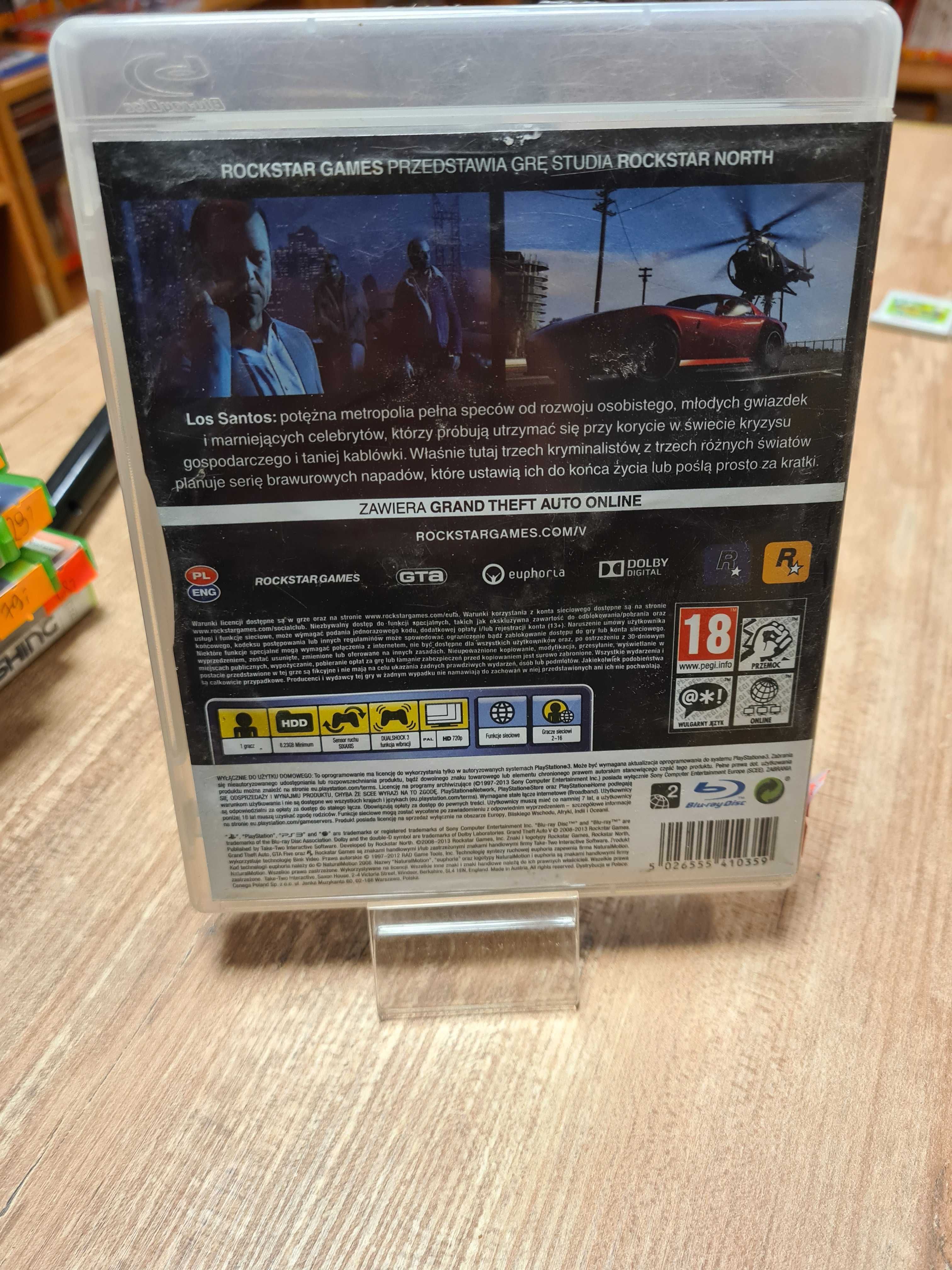 Grand Theft Auto V PS3, Sklep Wysyłka Wymiana