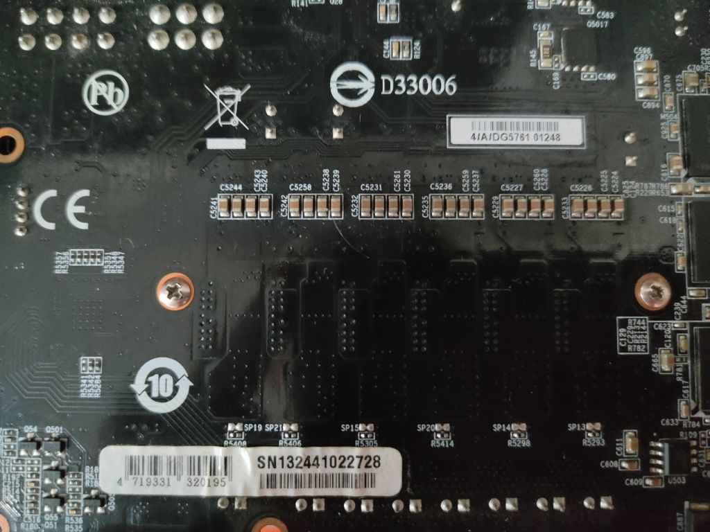 GeForce GTX 770 4GB ram na szynie Gigabyte USZKODZONA