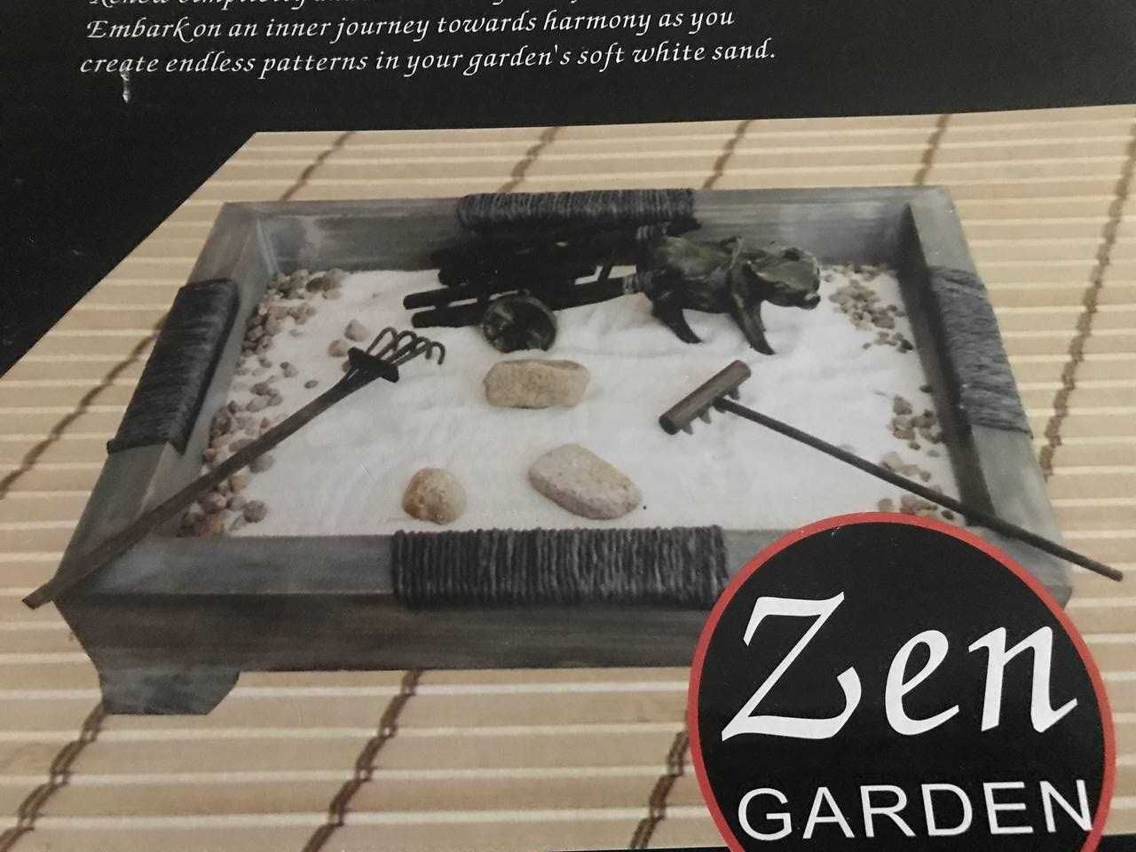 Настільний набір для релаксації\медитації Zen Garden Sandbox