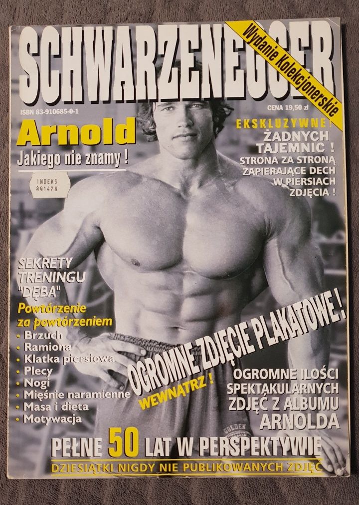 Arnold Schwarzenegger - Wydanie Kolekcjonerskie z 1997r Plakat Unikat!