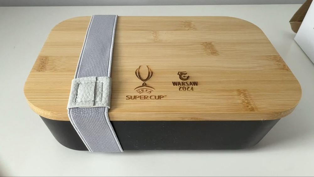 Lunchbox Baladeo Akita - czarny z Logo Super cup 2024