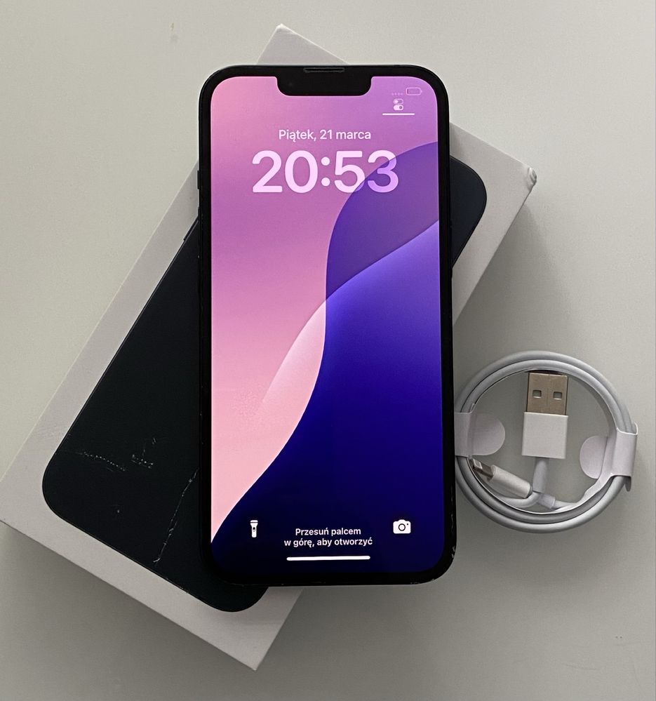 Iphone 13 128 GB Idealny Cały Zestaw