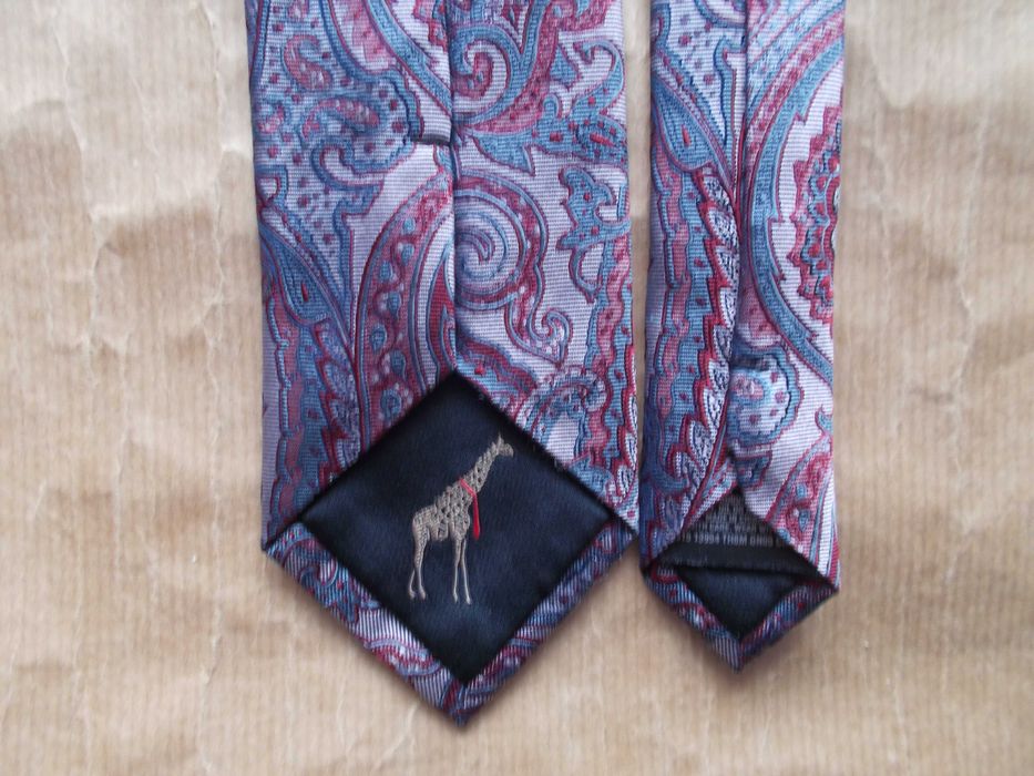 TED BAKER EXCLUSIVE London Nowy Krawat 100% PREMIUM Jedwab/Knotted/ UK