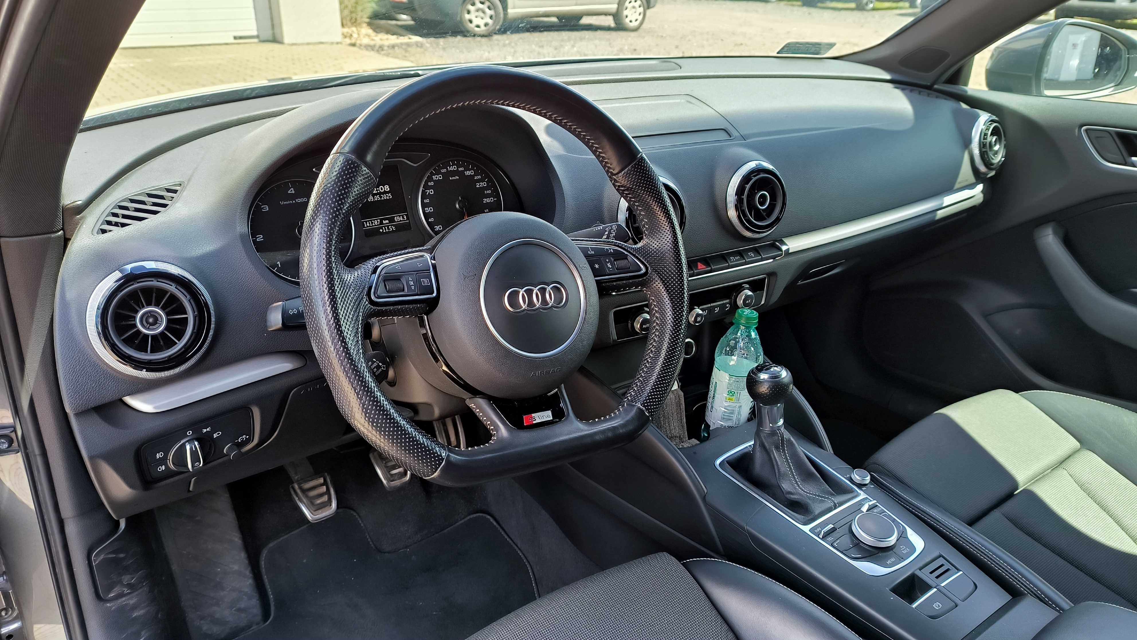 Audi A3 S line, super wyposażenie , niski przebieg