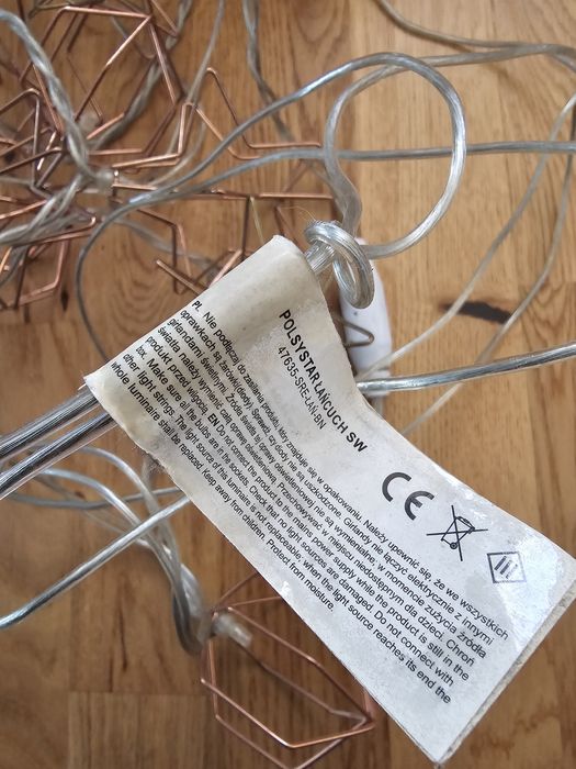 Girlanda światełka lampki gwiazdki