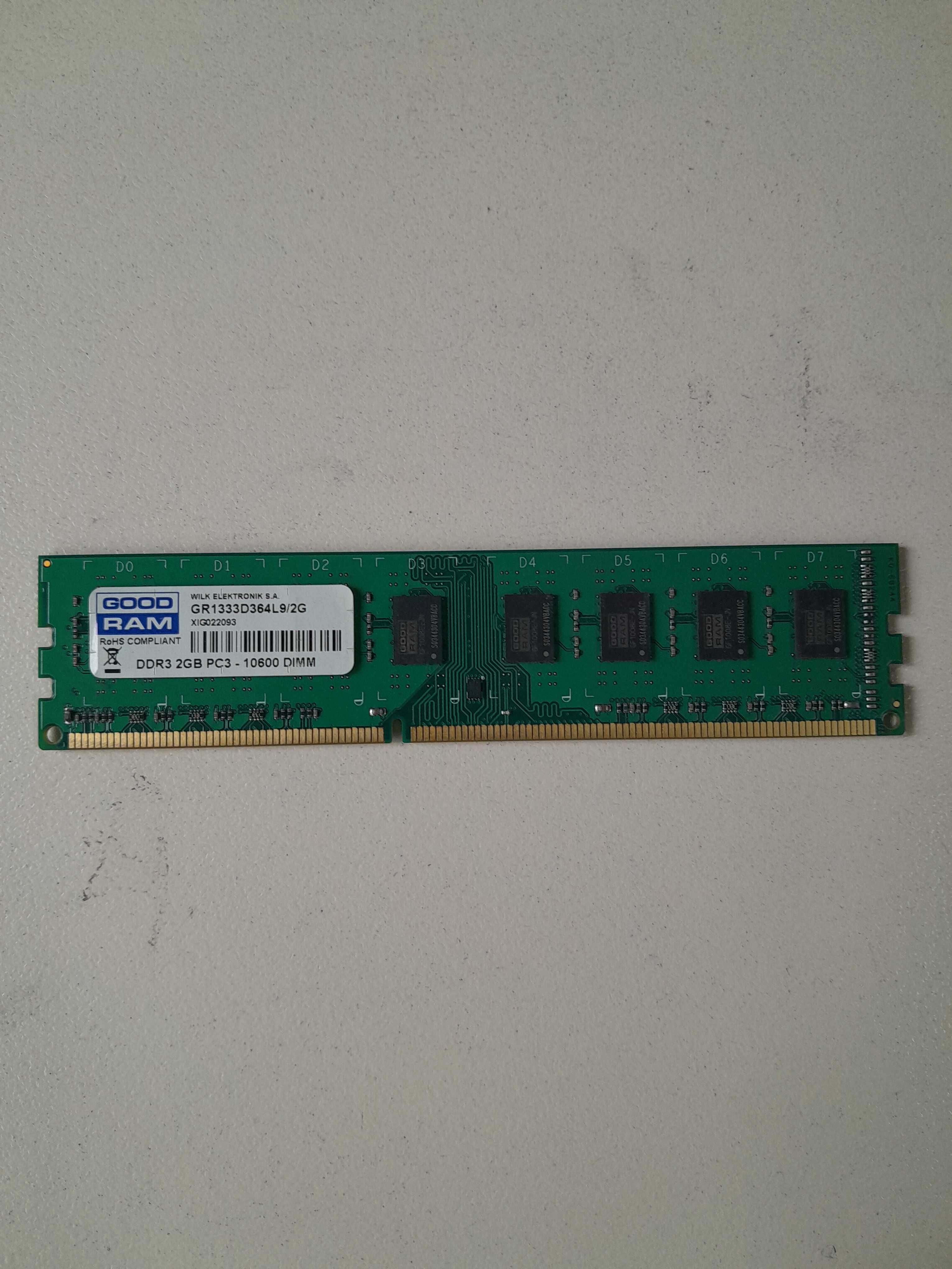 Оперативная память GOODRAM DDR3 2GB PC3-10600