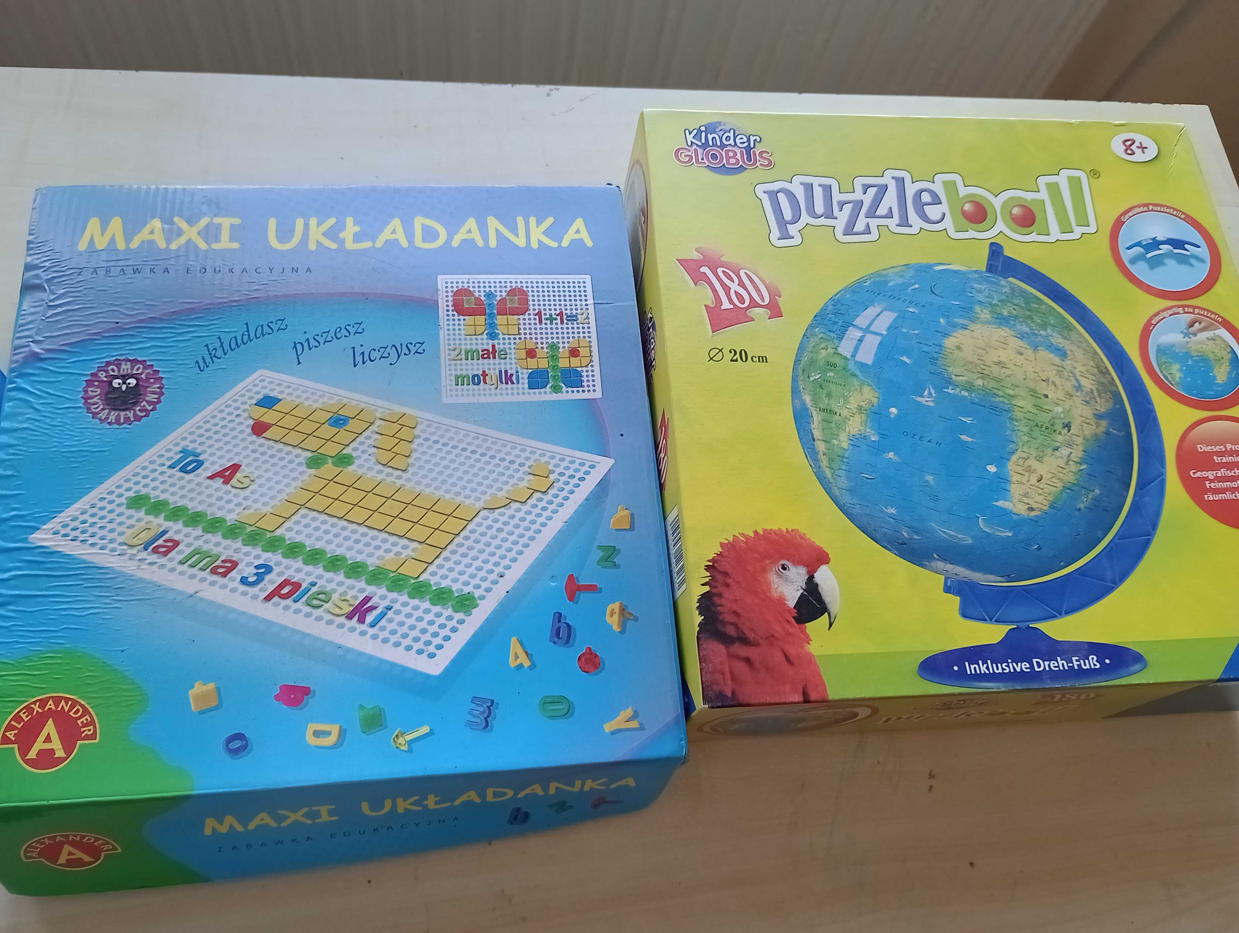 Globus edukacyjny państwa miasta maxi ukladanka