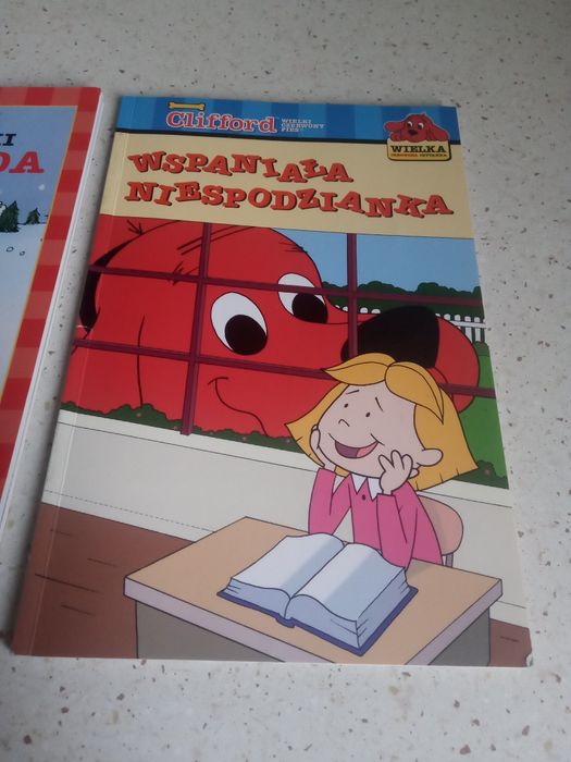 Zestaw książek dla dzieci clifford