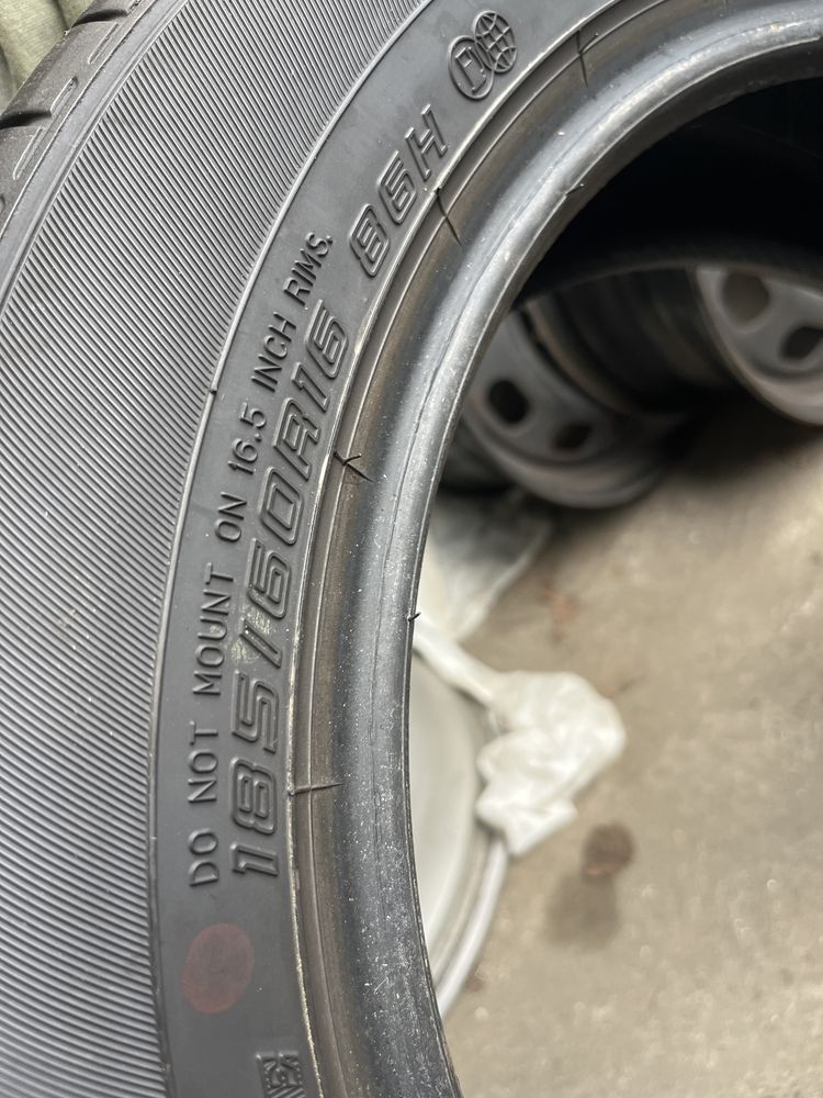 2x 185/60/16 Dunlop Enasave EC300+ super stan 6,2mm 2020r 2szt