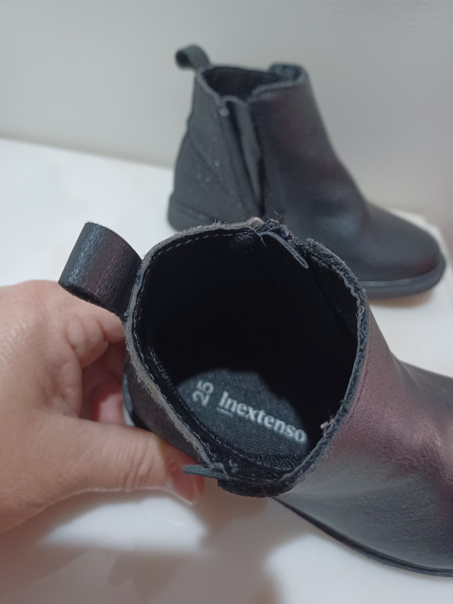 Botas de menina como novas N 25