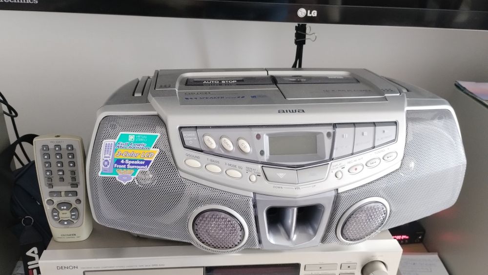 Aiwa CSD-FD84 radiomagnetofon z cd,pilot