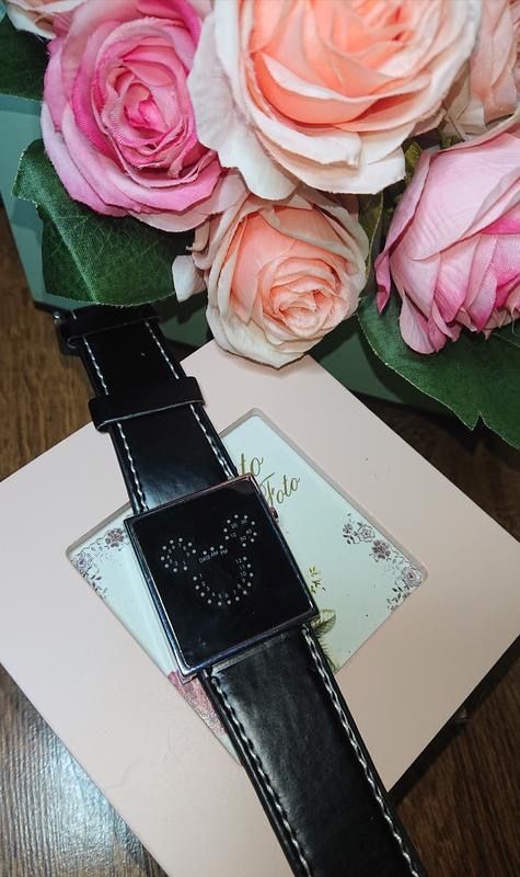 наручные бинарные часы с циферблатом Микки, бінарний годинник жіночий