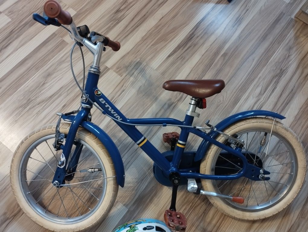 Rower Dziecięcy BTwin City 900 Koła 16" Alu. 7,3 kg Kask Po Serwisie!