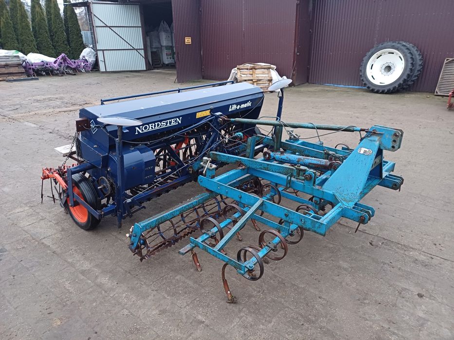 Siewnik do zboża Nordsten Lift-o-matic 3m + agregat (zestaw)