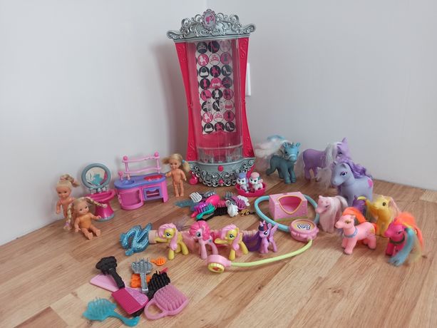 Zabawki barbie, my little pony, kucyki, evi Stan bdb