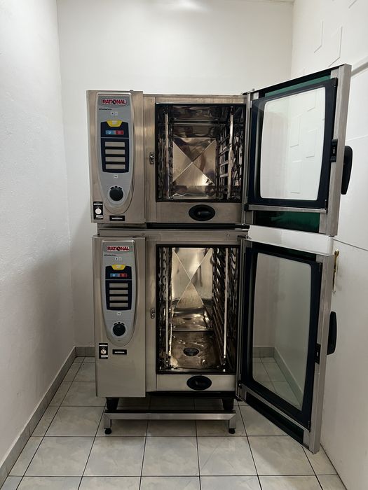 Piec konwekcyjno-parowy Rational SCC DUO 101+61. 16 półek.