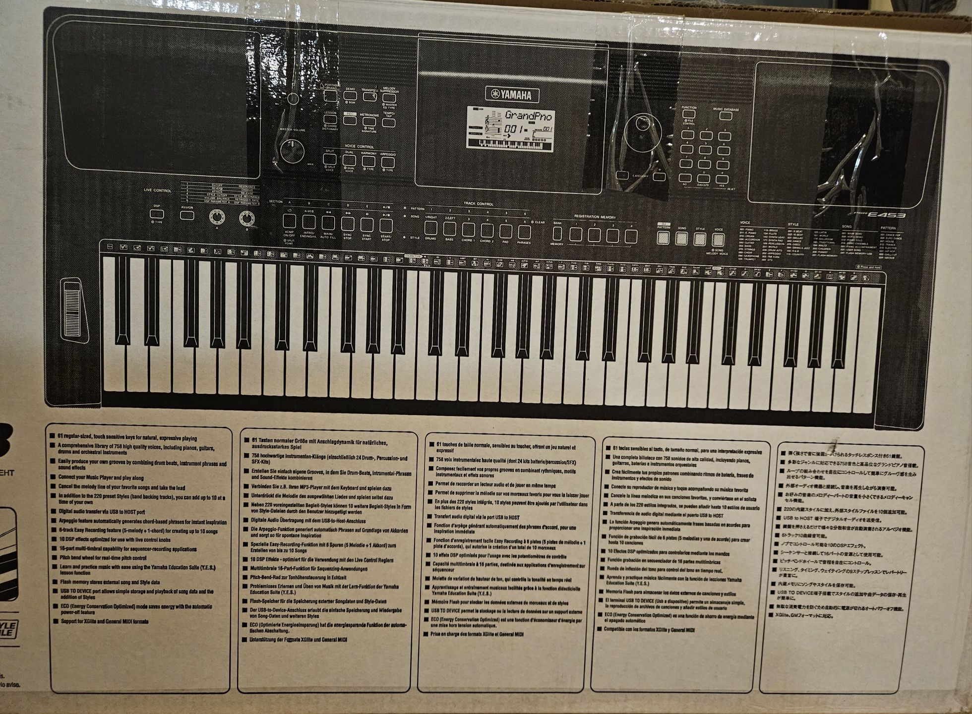 Keyboard Yamaha PSR E453