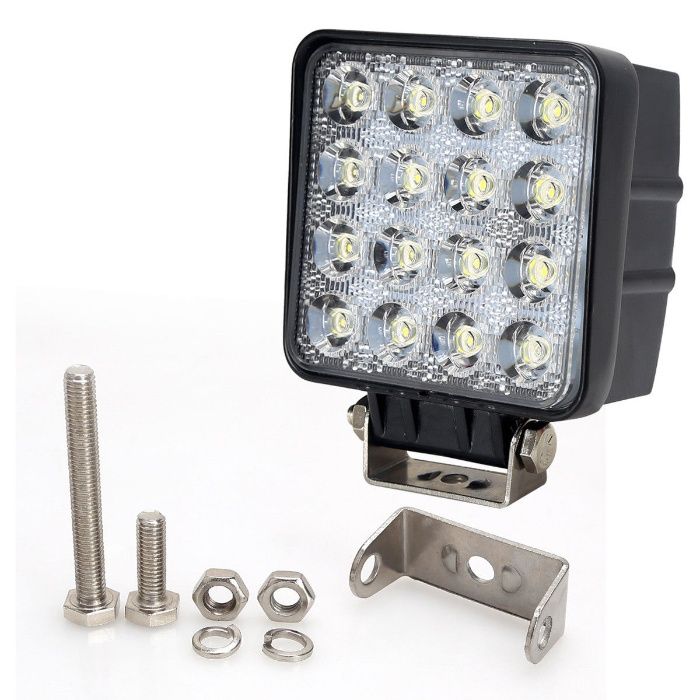 Faróis LED 48w  GROSSOS 55mm NOVOS trator camião reboque off road