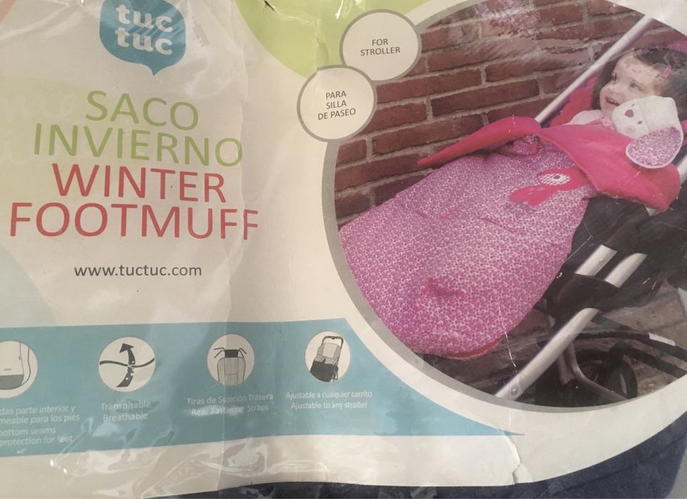 Saco de inverno/aquecimento para carrinho de bebé