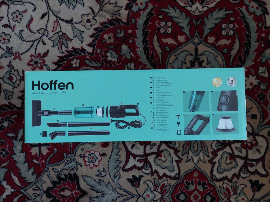 Odkurzacz pionowy hoffen 2w1 - 600 Wat