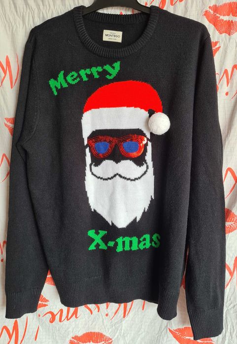 Montego sweter Unisex damski,męski,młodzieżowy rozmiar XL . Świąteczny