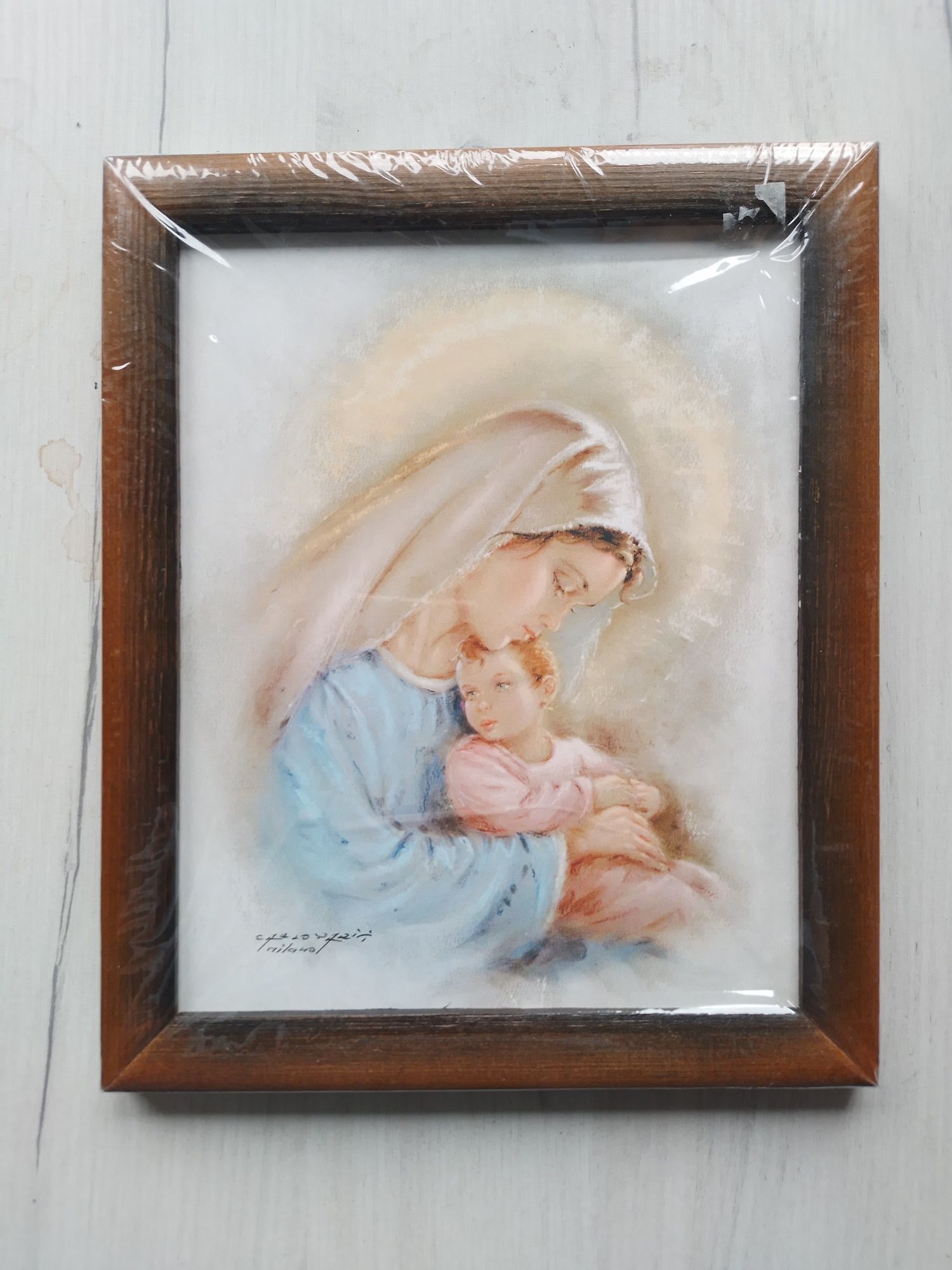 Obraz Maria z Dzieciątkiem - idealny prezent na I Komunię lub chrzest