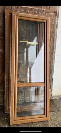 Okno balkonowe 82x227 cm