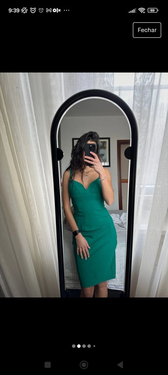 Vestido Elisabetta Franchi M como novo