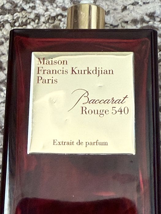 Maison Francis Kurkdjian baccarat rouge 540 extrait de parfum
