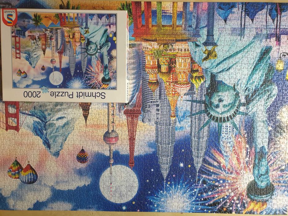 Puzzle Schmidt 2000 Historic Sights - kompletne