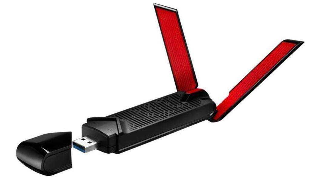 Asus AC68 - Adaptador USB Wi-Fi Dual-Band AC1900