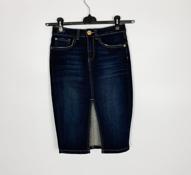 Jeansowa spódnica ołówkowa XXS 32 River Island