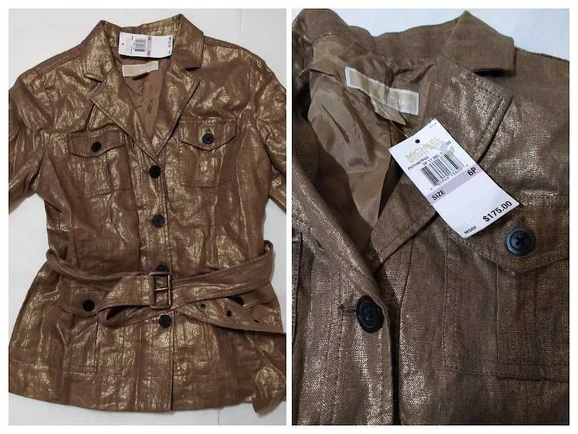 Піджак новий Michael Kors з коротким рукавом. Льон з напиленням