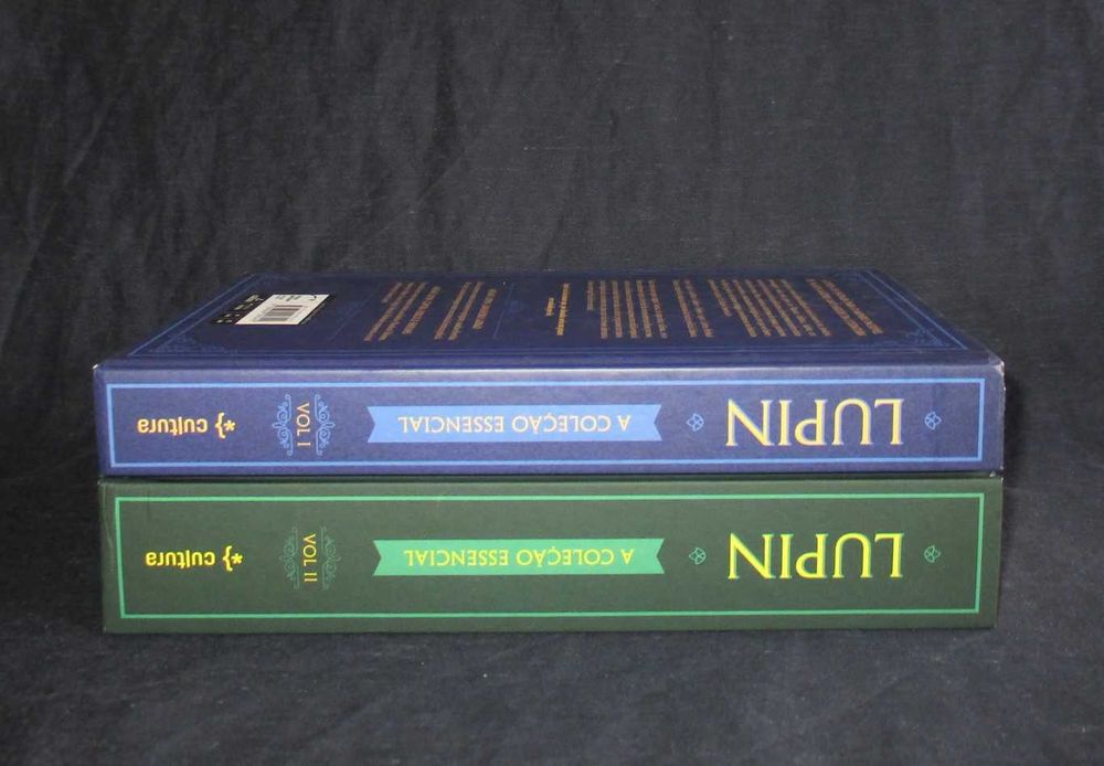 Livros Colecção Essencial Lupin Vol. I e II Maurice Leblanc