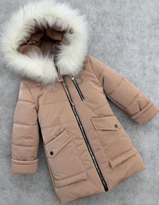 Пальто зимове для дівчат р 110 - 128