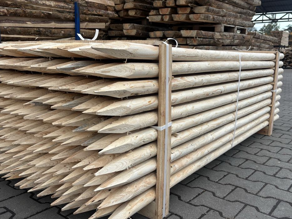 Paliki,Kołki do stabilizacji drzewek, palisada