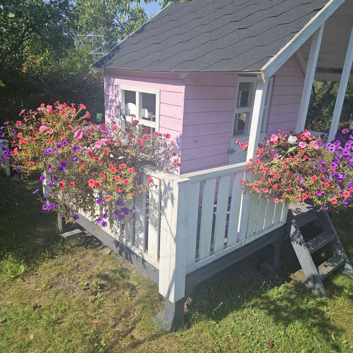 Domek ogrodowy drewniany