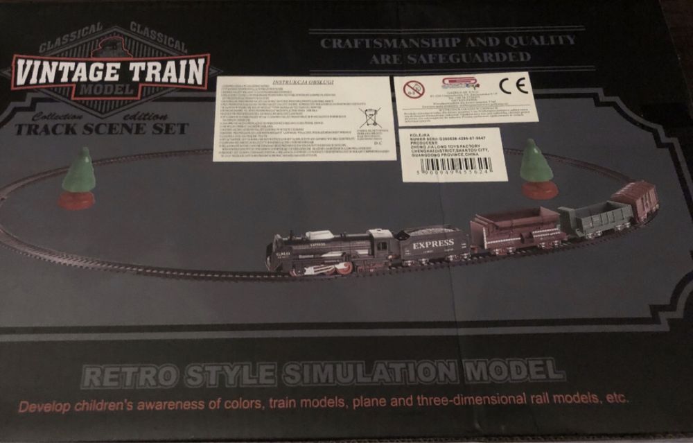 Lokomotywa pociąg na baterie zestaw z torami 48tknz