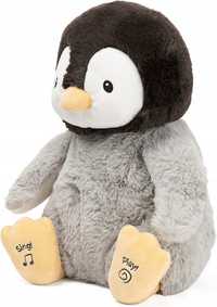 GUND pluszowa maskotka śpiewający pingwin FR EN