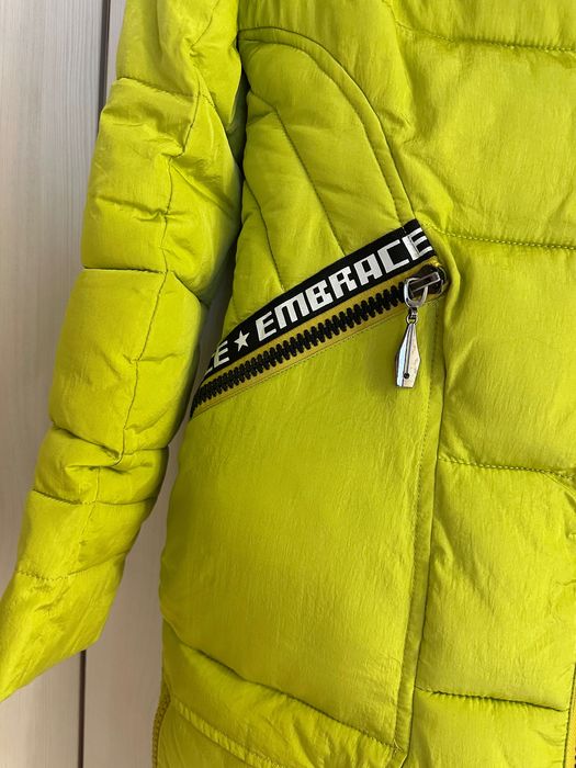 Зимове стьобане пальто