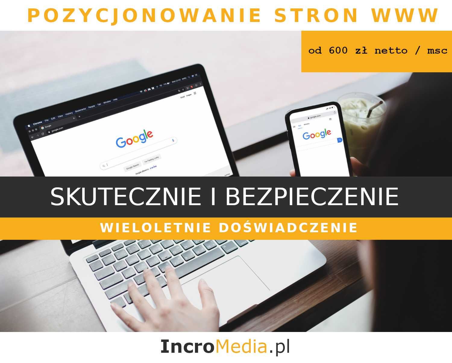 Pozycjonowanie Stron + Reklamy Google Ads + Nowa Strona WordPress!