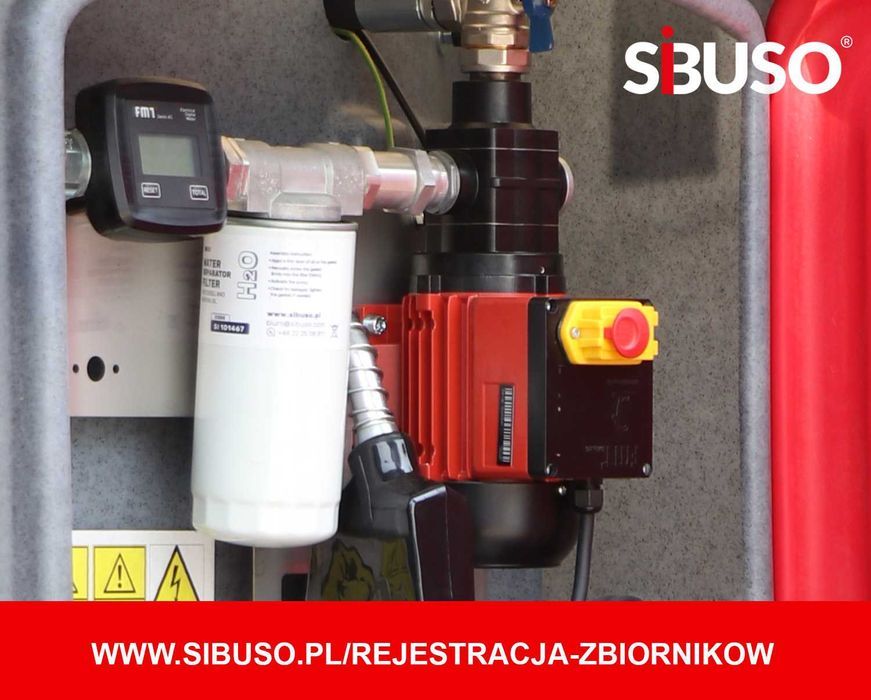 Zbiornik na paliwo 2500L do oleju napędowego diesel SIBUSO