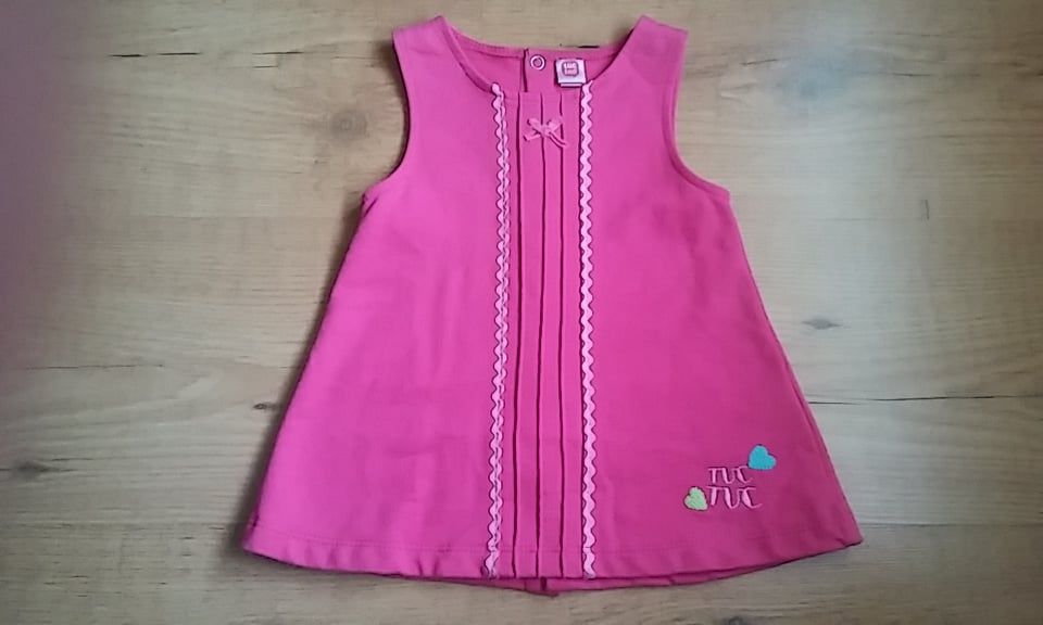 Vestido combinado tuc tuc - 6-9 meses - NOVO