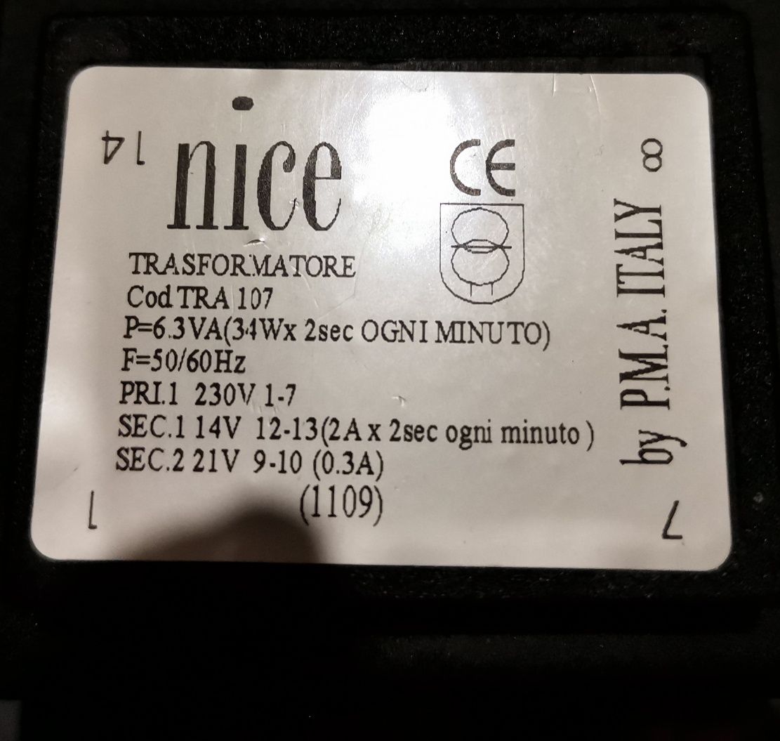 Автоматика воріт (Блок керування)  NICE A60/A