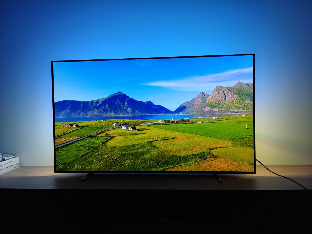 Telewizor Philips OLED 55 cali, stan BDB, Ambilight