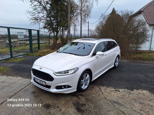 Ford Mondeo ST line/2.0diesel 180KM/ładny/biała perła/full opcja/doinwestowany