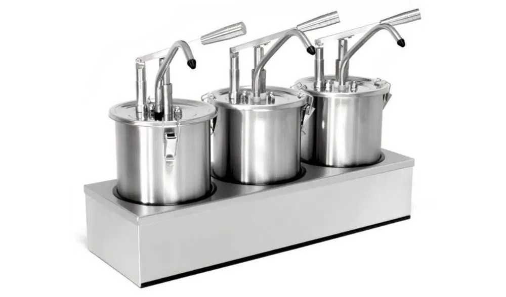 Dispensador de Molhos Triplo - NOVO