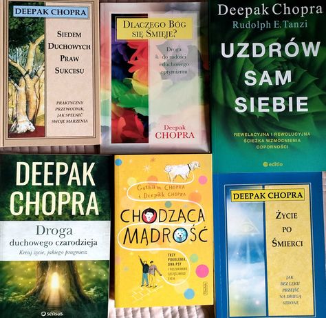 Deepak Chopra zestaw książek