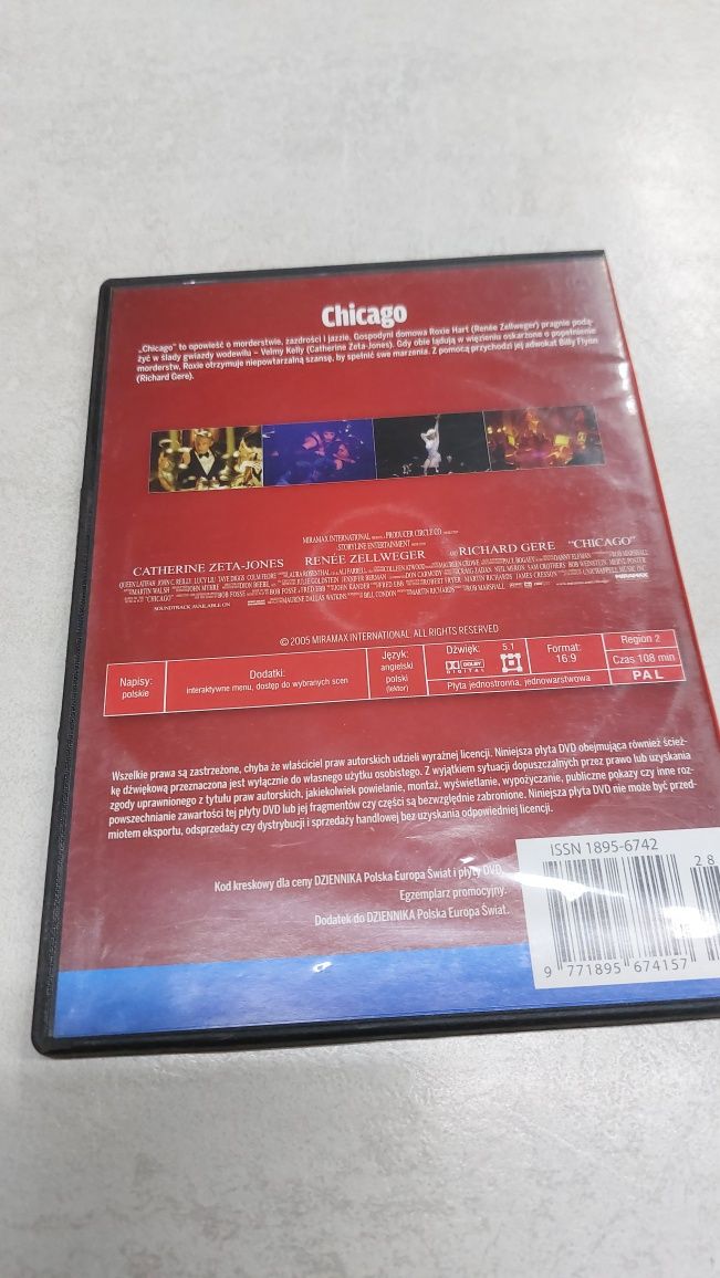 Chicago. Film dvd